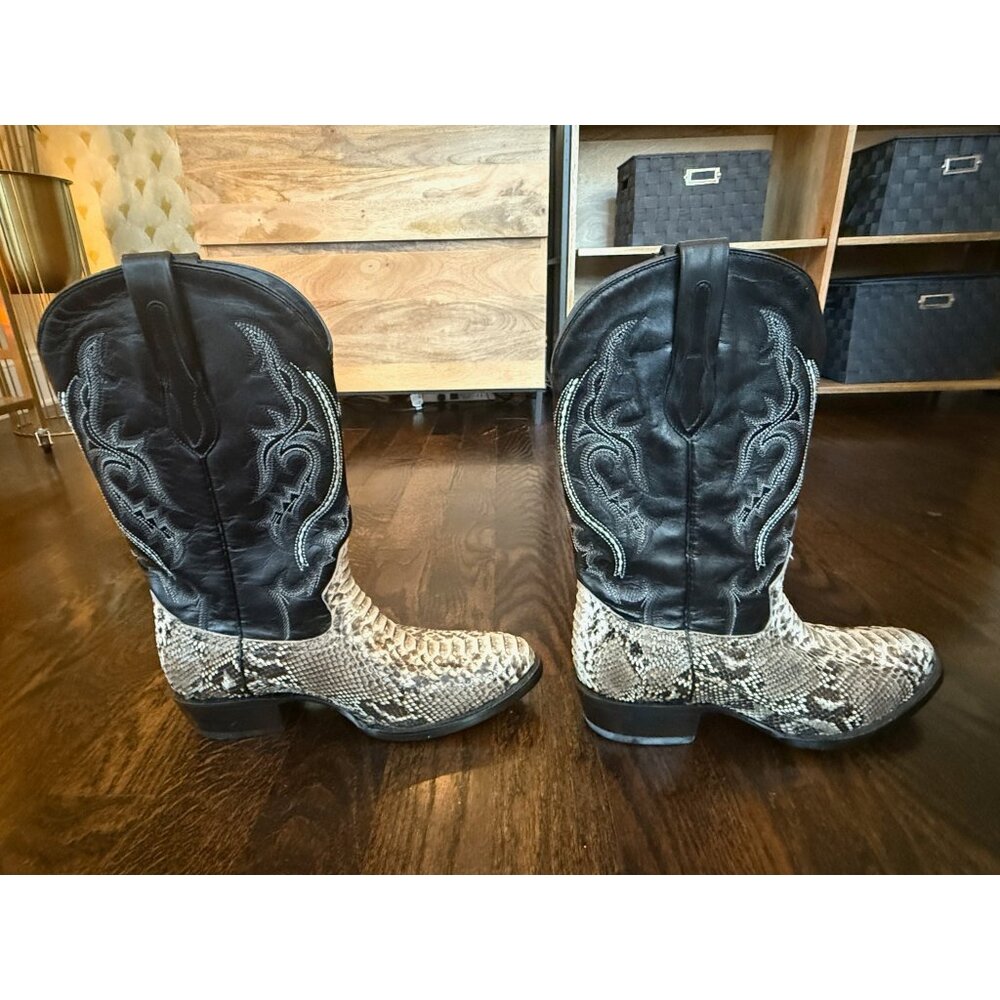 NEW JB Dillon Reserve Python Leather Western Cowboy Boots – Men’s Size 10.5 - Picture 11 of 11